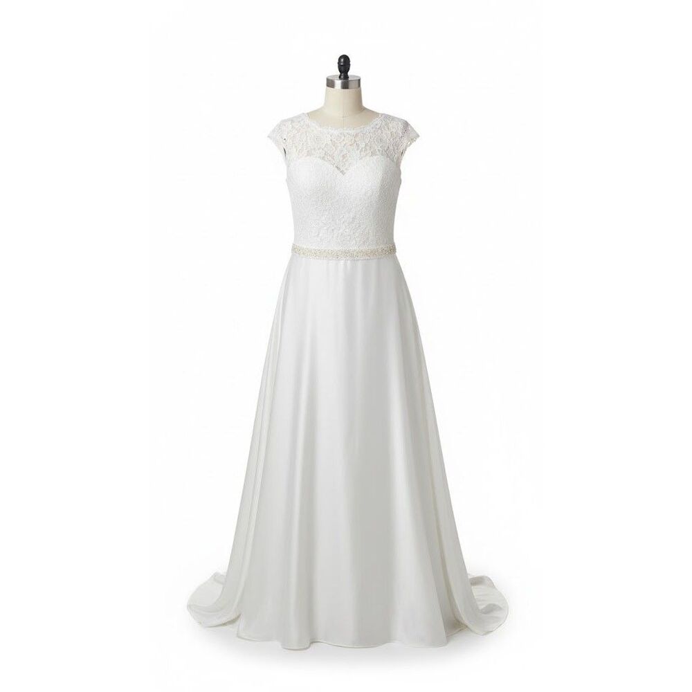 Jaden White Sleeveless Dress Size 114 x 98 cm